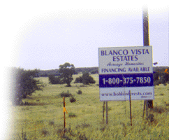 Entrance off US 281